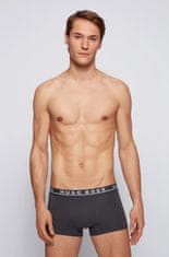 Hugo Boss Pánské boxerky Trunk 3p CO 50325403 - Hugo Boss M černá-modrá-šedá