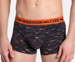 Henderson Boxerky Ozzy 38288-MLC Sada 2 ks grafitová a oranžová - Henderson XXL