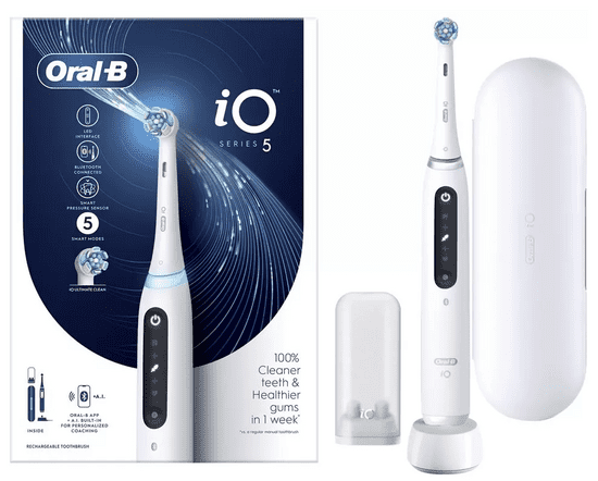 Oral-B magnetický zubní kartáček iO Series 5 White