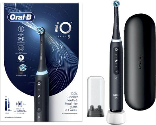 Oral-B magnetický zubní kartáček iO Series 5 Black