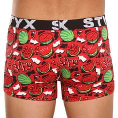 Styx Pánské boxerky art sportovní guma melouny (G1459) - velikost M