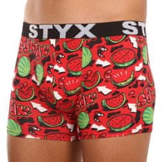 Styx Pánské boxerky long art sportovní guma melouny (U1459) - velikost XXL