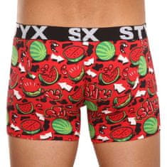 Styx Pánské boxerky long art sportovní guma melouny (U1459) - velikost XXL