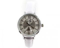 Slava Time Dámské elegantní bílé hodinky SLAVA 10127