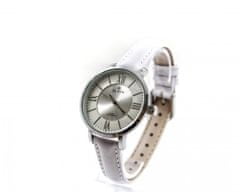 Slava Time Dámské elegantní bílé hodinky SLAVA 10127