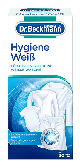 Dr. Beckmann  Dr. Beckmann - hygienická bílá, proti šednutí, 500g