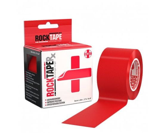 RockTape pro citlivou pokožku - červená - kinesiologický tejp 5 cm x 5 m