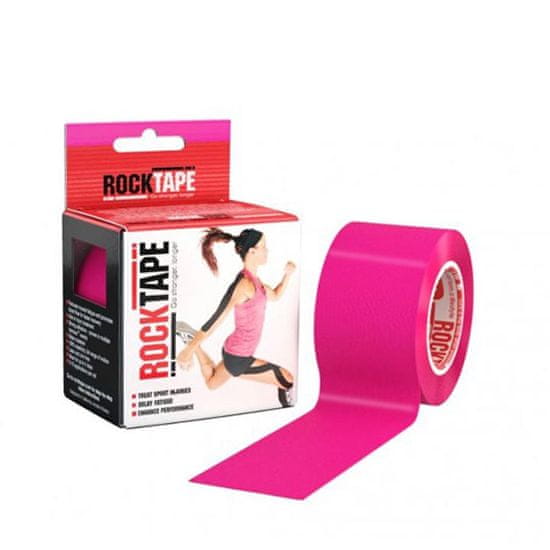 RockTape pro citlivou pokožku - růžová - kinesiologický tejp 5 cm x 5 m