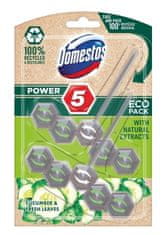 Domestos Domestos, Power 5, Eco kostka na WC, okurka a čerstvé listy, 2x 55g