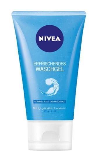 Nivea Nivea, Čisticí gel pro normální až smíšenou pleť, 150 ml