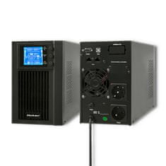 Qoltec UPS | On-line | Pure Sine Wave | 1kVA | 800W | LCD | USB