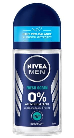 Nivea Nivea Men, Fresh Ocean, Antiperspirant roll-on, 50 ml