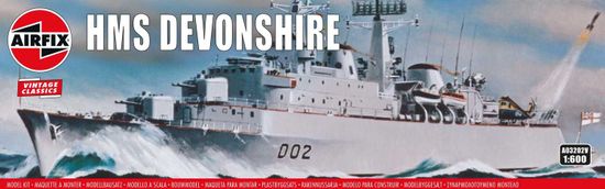 Airfix HMS Devonshire, Classic Kit VINTAGE loď A03202V, 1/600