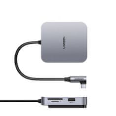 Ugreen CM521 HUB adaptér na iMac USB-C - 3x USB 3.1 / SD / TF, šedý