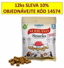 Serrano Snack Dog Beef 100 g