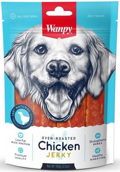 Wanpy Dog Chicken Jerky 100 g