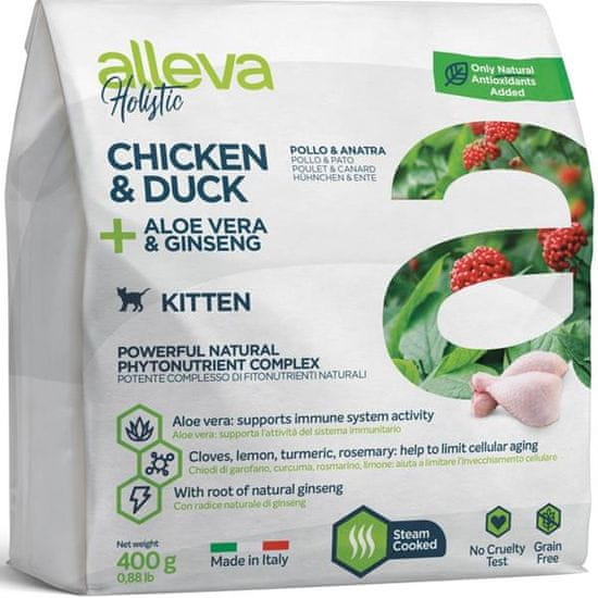 Alleva HOLISTIC Cat Dry Kitten 400g