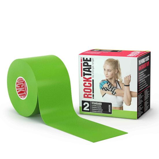 RockTape kinesiologický tejp 5 cm x 5 m, barva: limetková