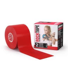 RockTape kinesiologický tejp 5 cm x 5 m, barva: červená