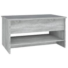 Vidaxl Konferenční stolek šedý sonoma 80 x 50 x 40 cm kompozitní dřevo