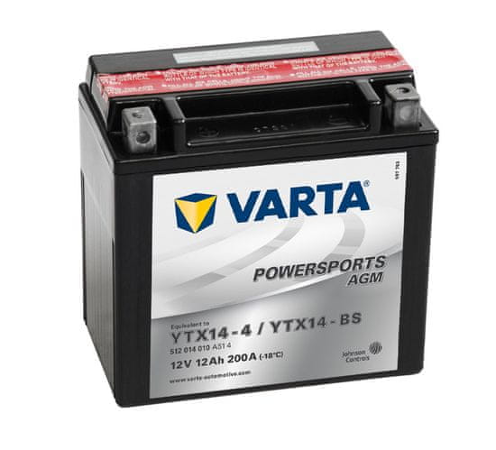 Varta | Motobaterie 512014 VARTA LF12V/12Ah/200A