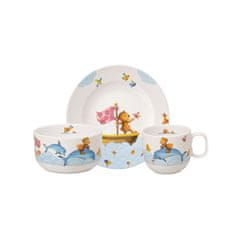 Villeroy & Boch Dětská jídelní porcelánová sada HAPPY AS A BEAR 3 ks