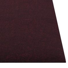 Vidaxl Nástěnné panely 12 ks fialové 30 x 30 cm textil 1,08 m²