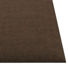 Vidaxl Nástěnné panely 12 ks hnědé 30 x 30 cm textil 1,08 m²