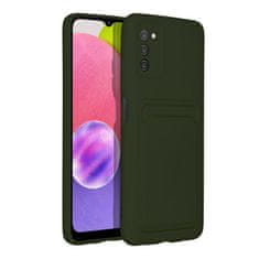 FORCELL Obal / kryt na Samsung Galaxy A03S zelená - Forcell CARD Case