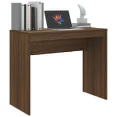 Vidaxl Psací stůl hnědý dub 90 x 40 x 72 cm kompozitní dřevo