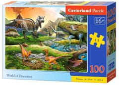 Castorland Puzzle Svět dinosaurů 100 dílků