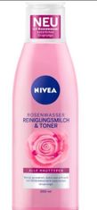 Nivea Nivea, Čisticí mléko s růžovou vodou, 200 ml