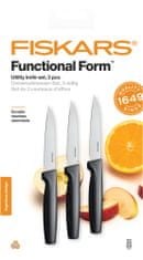 Fiskars Sada univerzálních nožů Functional Form, 3 loupací nože