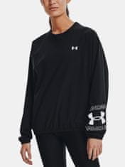 Under Armour Mikina Woven Graphic Crew-BLK XS