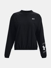 Under Armour Mikina Woven Graphic Crew-BLK XS