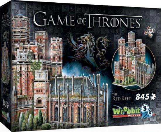 Wrebbit 3D puzzle Hra o trůny: The Red Keep 845 dílků