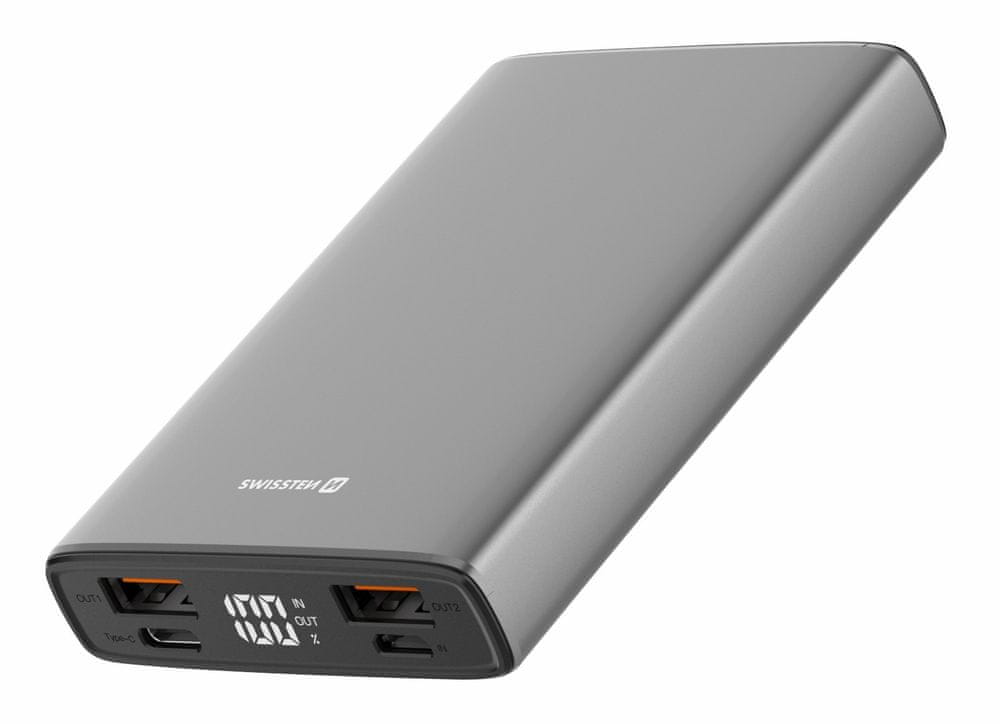 SWISSTEN ALUMINUM POWER BANK 10000 mAh 22013915