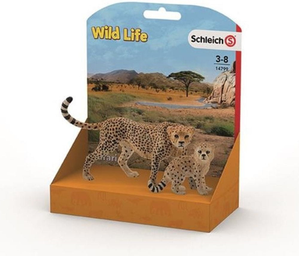 Schleich L-pack - gepardice a mládě