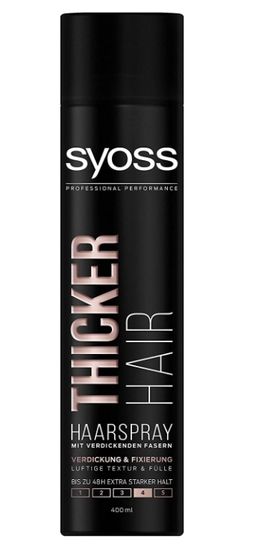Syoss Syoss, Silnější vlasy, Lak na vlasy, 400 ml