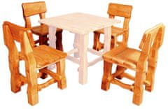 eoshop Zahradní židle MO213 (MO100), olše masiv (Barva dřeva: Bezbarvý lak)