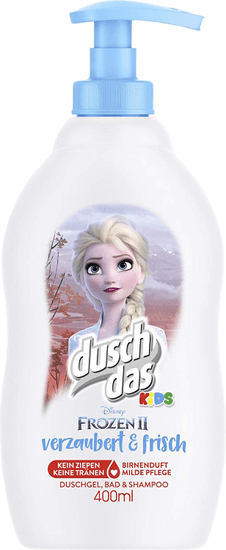 duschdas Kids, sprchový gel, gel do koupele a šampon na vlasy 3 v 1 Ice Age, 400 ml