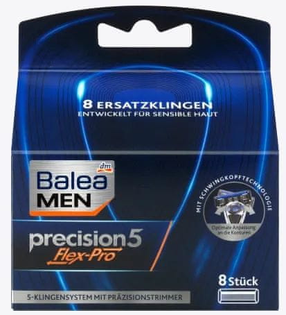Balea Balea MEN, Precision5 Flex-Pro, Výměnné náplně, 8 kusů