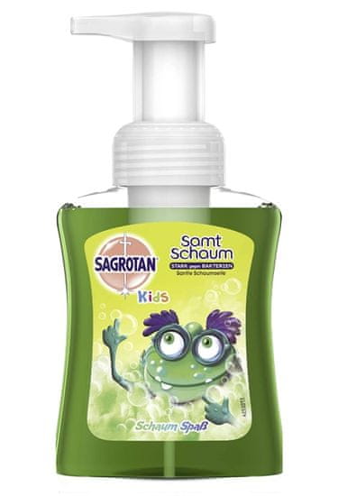 Sagrotan Kids, Pěnové mýdlo s aloe vera, 250 ml