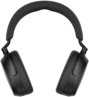  modern vezeték nélküli fejhallgató sennheiser momentum wireless 4 bluetooth stílusos védőtok összecsukható szerkezet kényelmes párnázott fülkagylók hibrid környezeti zaj elnyomás stílusos védőtok 