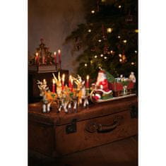 Villeroy & Boch Hrací skříňka a svícen CHRISTMAS TOYS MEMORY Santa na sáňkách