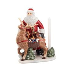 Villeroy & Boch Vánoční svícen CHRISTMAS TOYS MEMORY Santa se sobem