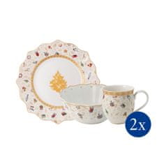 Villeroy & Boch Vánoční snídaňová sada pro dvě osoby ANNIVERSARY EDITION 6 ks