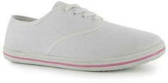 Slazenger - Ladies Canvas Shoes – White/White - 7