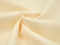 Mirtex Látka SATEEN 150 (216 Žlutá CREAM hladký)-285cm, 1 běžný metr