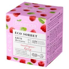 Bielenda Eco Sorbet Raspberry Hydratační a zklidňující denní a noční krém 50 ml